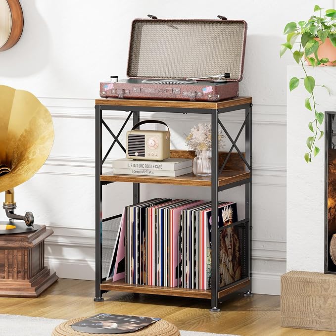Simple Trending Record Player Stand, Turntable Stand by SimpleTrending