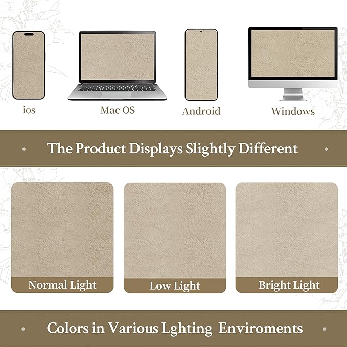 LAMIT Taupe Velvet Curtains 108 Inch for Living Room, Thick Thermal Insulated Room Darkening Drapes Super Soft Elegant Back Tab and Rod Pocket Panels for Sliding Glass Door, 2 Panels, 52 x 108 Inch