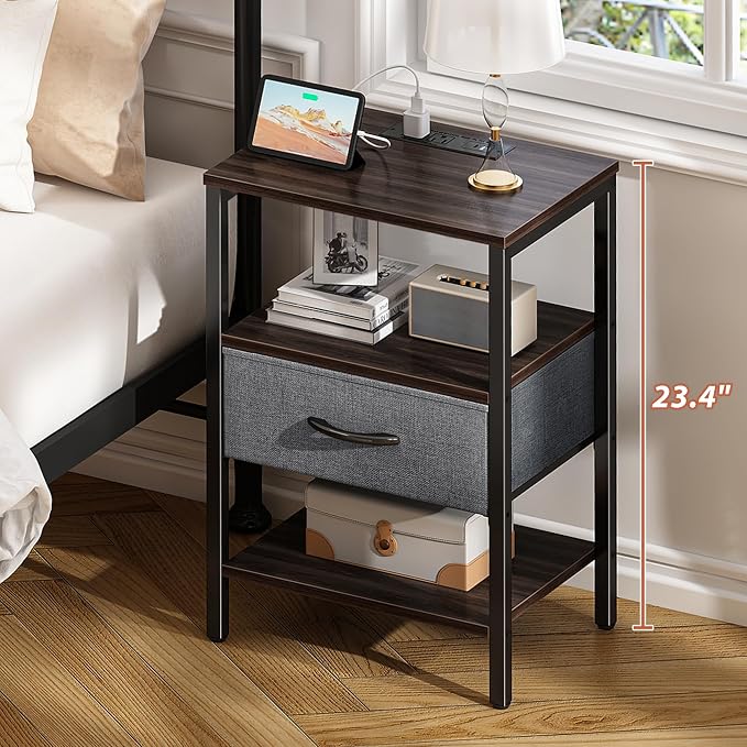 SUPERJARE Nightstand Set of 2 - Image 4