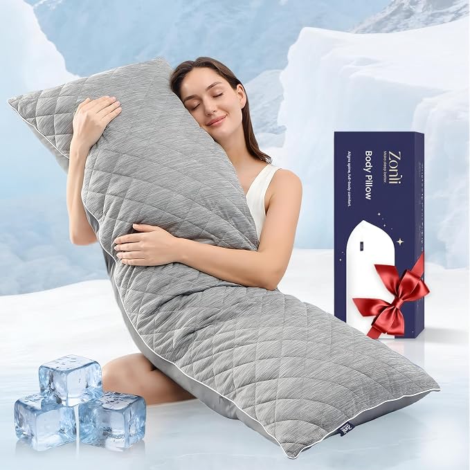 ZonLi Cooling Body Pillow for Adults Side Sleeper & Pregnancy - Image 2