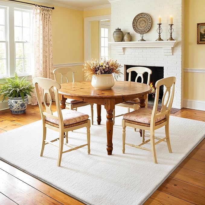 5x5 Square Area Rugs for Bedroom Living Room, Modern Non Slip Minimalist Carpet - Image 9