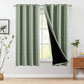 jinchan Boho Blackout Curtains 63 Inch Length by JINCHAN