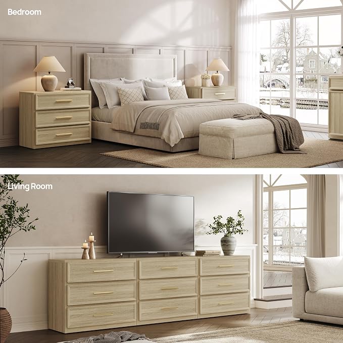 SICOTAS Oversized Night Stand Set 2 - Image 6
