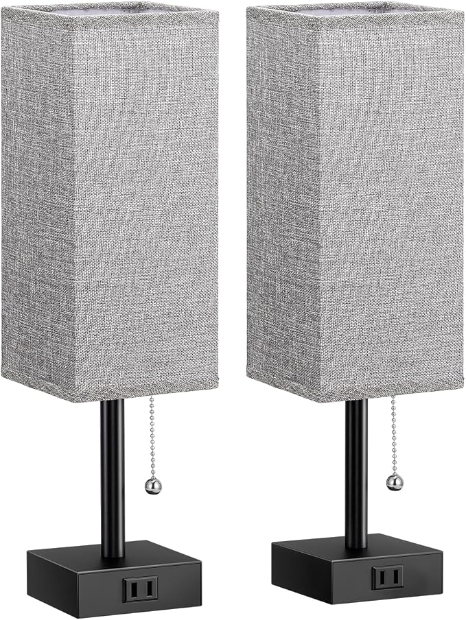 Bedside Lamp for Bedroom Set of 2 - Image 9