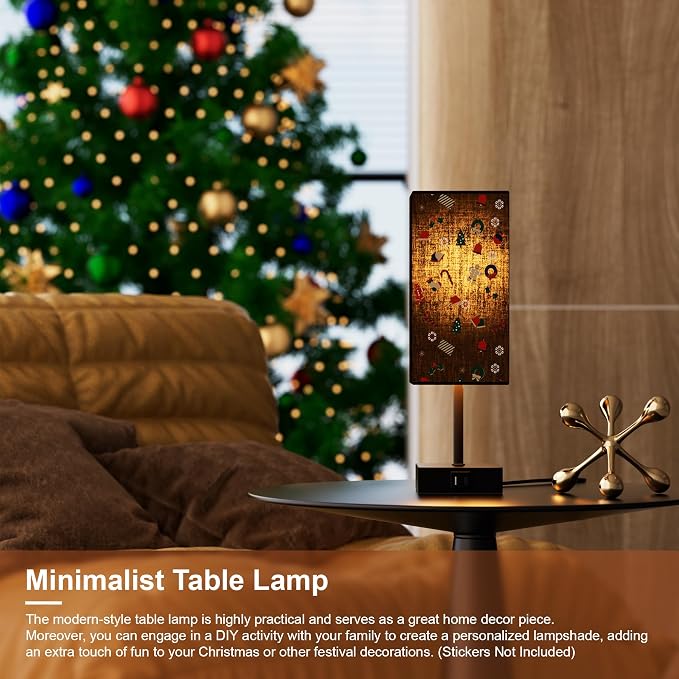 Touch Bedside Table Lamp for Bedroom, Touch 3-Way Dimmable LED Bulb Included - Image 4