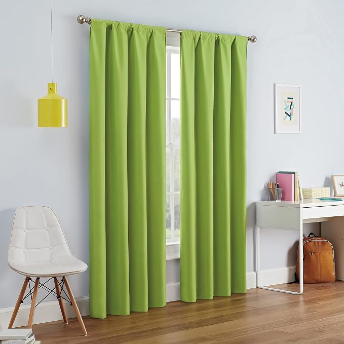 Eclipse Kendall Blackout Rod Pocket Curtain by EclipseCurtains
