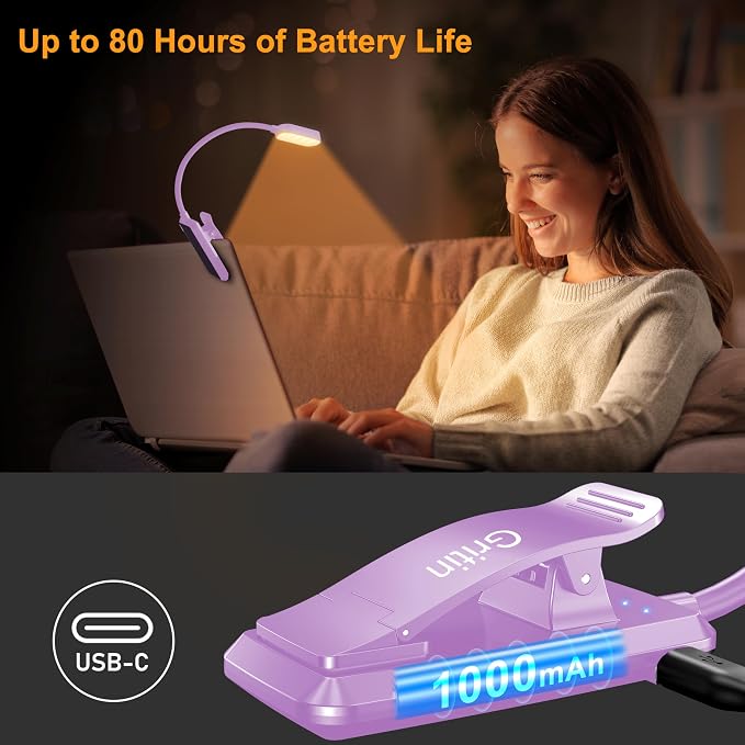 Gritin 16 LED Rechargeable Book Light - Image 6