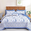 WONGS BEDDING Floral Quilt Set Queen by WONGSBEDDING