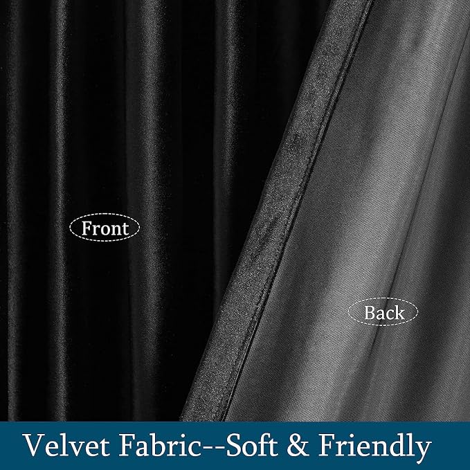 PRIMROSE Black Curtains 120 inch - Image 5