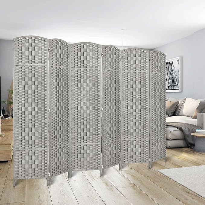 RHF Room Divider Panel, Partition Room Dividers, 6Panel Privacy Screen - Image 2