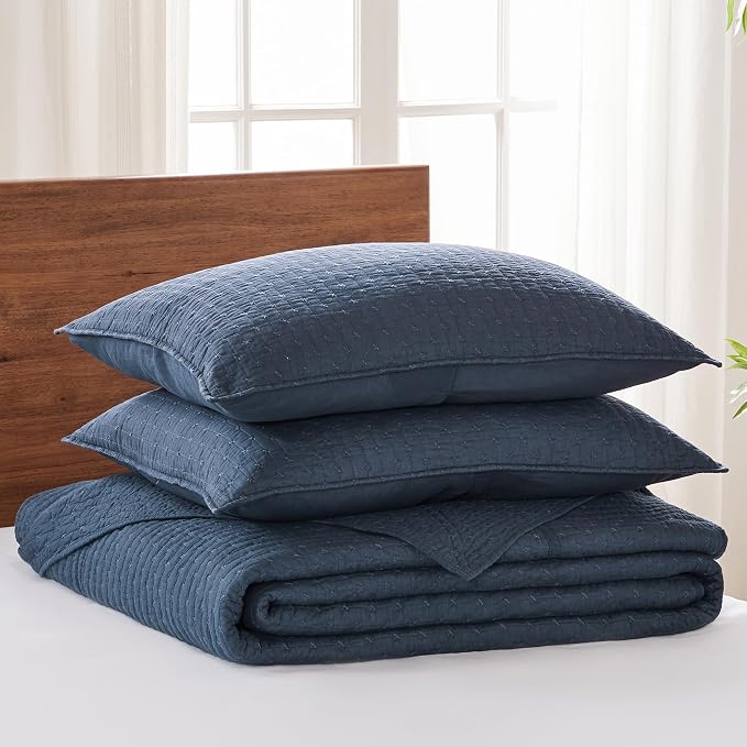 Levtex Home Cross Stitch Reversible Full Bedspread Set - Image 3