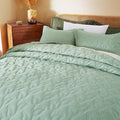 EVENHUG Quilt Queen Size Bedding Set by EVENHUG