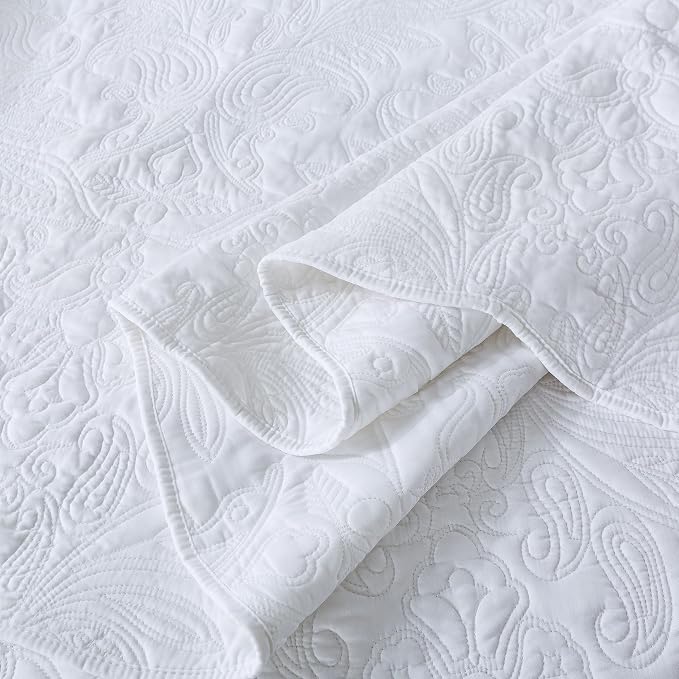 HoneiLife Oversized Queen Bedspreads 110x106- Queen Size Quilt Bedding Sets - Image 8