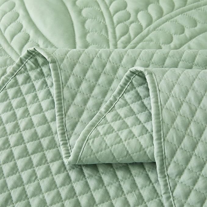 Cmfshape Oversize King Bedspread 120"x120", 3 Piece California King Quilt - Image 6