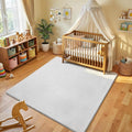 5x5 Square Area Rugs for Bedroom Living Room, Modern Non Slip Minimalist Carpet by AmeareaDirect
