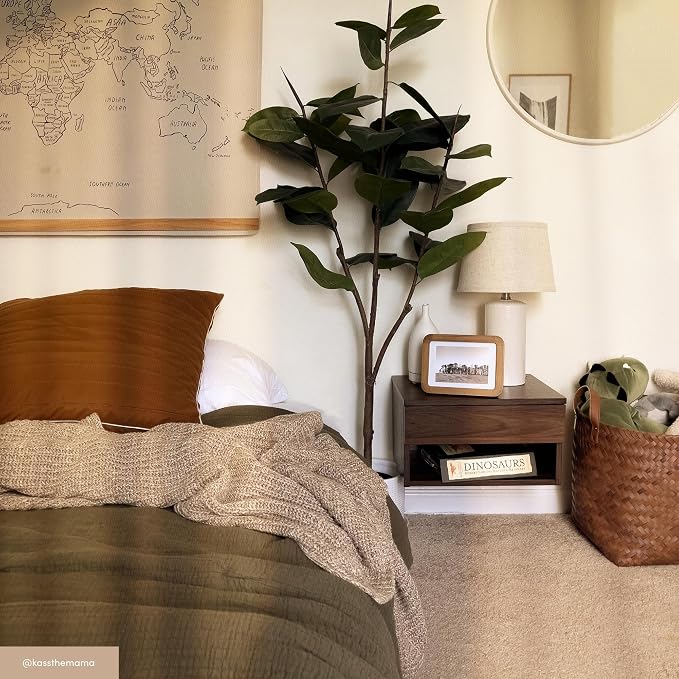 Nathan James Jackson Wall Mounted Floating Bedroom Nightstand - Image 6