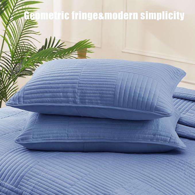 Whale Flotilla Ultra Soft King Quilt Bedding Set, Lightweight - Image 4
