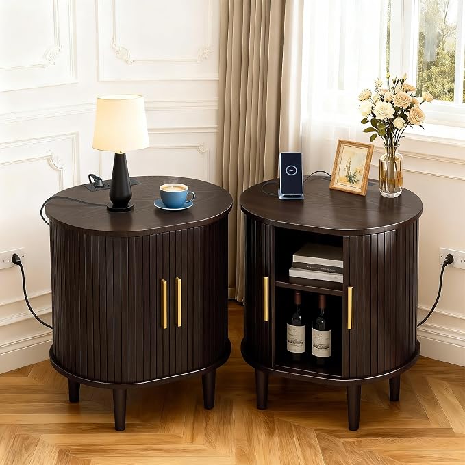 DHH Mid Century Modern Nightstand set of 2 by DHHFurnitureBuyNow