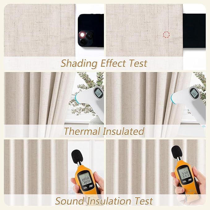 100% Blackout Curtains 40 Inch Wide by 84 Inch - Image 5