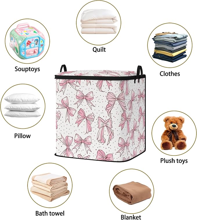 2pcs blanket storage bag for under bed, closet organizers 95L | clothing - Image 2