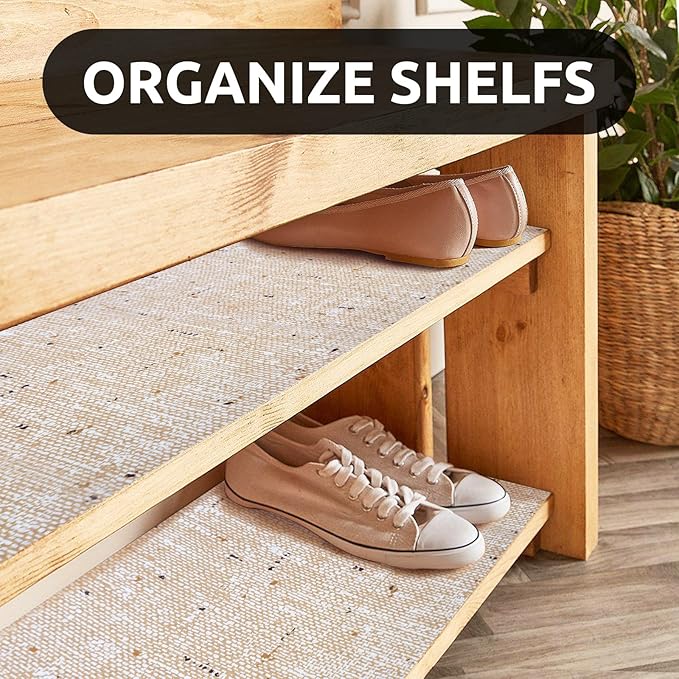 RAY STAR 12X120 Inch Shelf Liner for Kitchen Cabinets, Non-Adhesive Cabinet Liner Washable, PVC Drawer Liner for Dresser Non-Slip Bathroom (Yellow)(8 Roll)