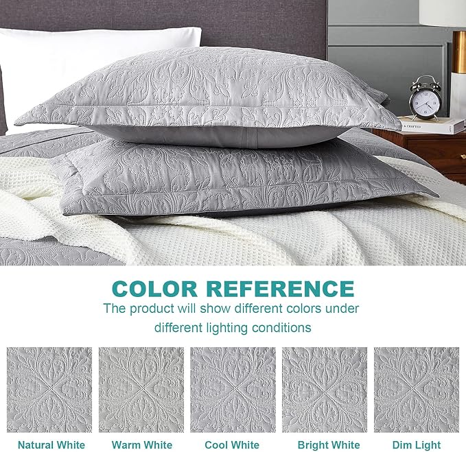 Hansleep Grey Quilt Queen Size - Image 6