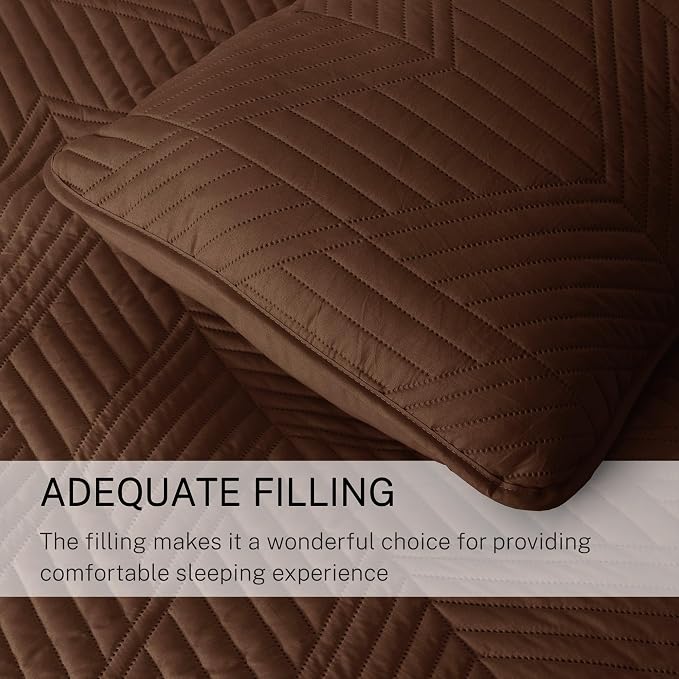 Exclusivo Mezcla Ultrasonic Twin Quilt Bedding Set, Soft Microfiber, Modern - Image 6
