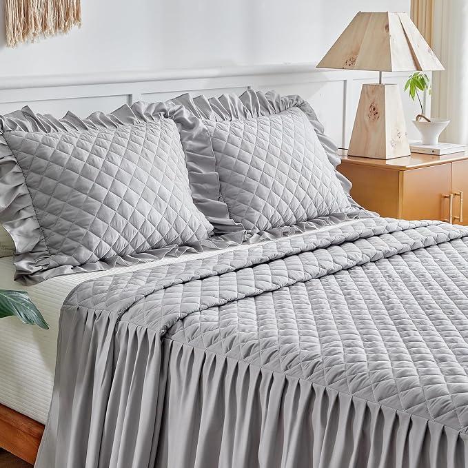 Ruffle Skirt Bedspread Set - Image 7