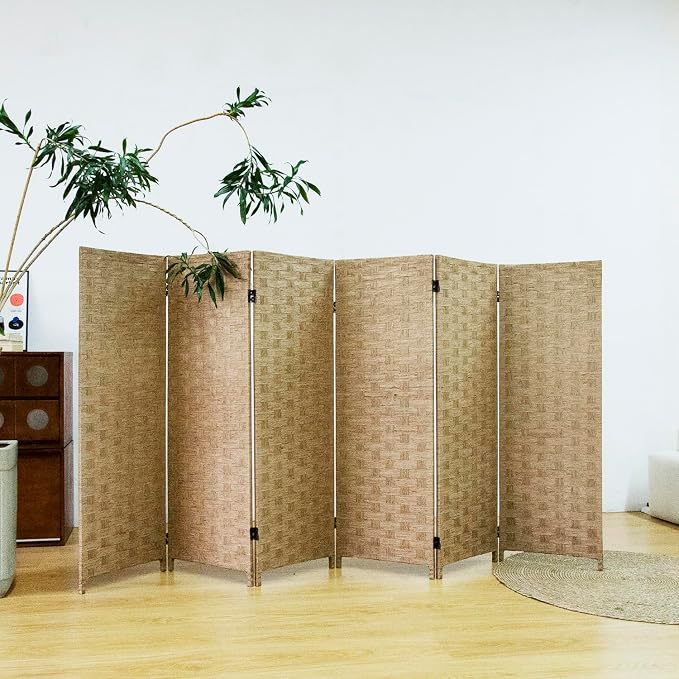 6 Panel Double Sided Short Room Divider - Image 4