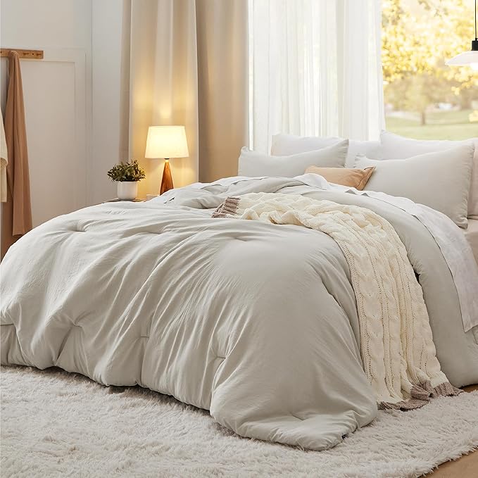 Bedsure California King Comforter Set, 3 Pieces GentleSoft™ Bed Set, 1 by Unknown