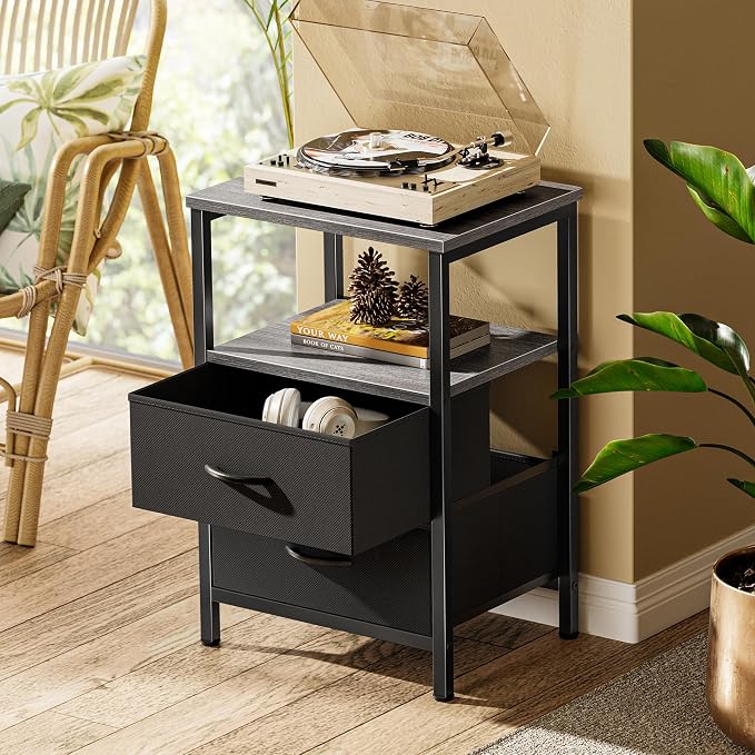 Huuger Night Stand Set of 2, Nightstand - Image 2