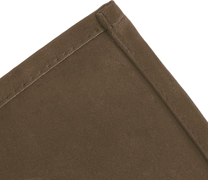 Brown Thermal Blackout Curtains/52 x 72 Inch/Set of 2 Panels Room Darkening - Image 7