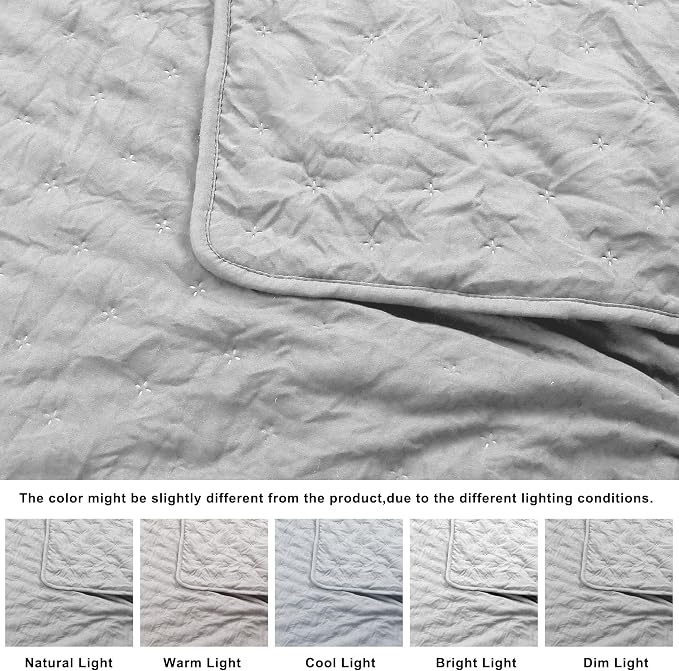 ROARINGWILD California Cal King Size Quilt Bedding Sets - Image 6
