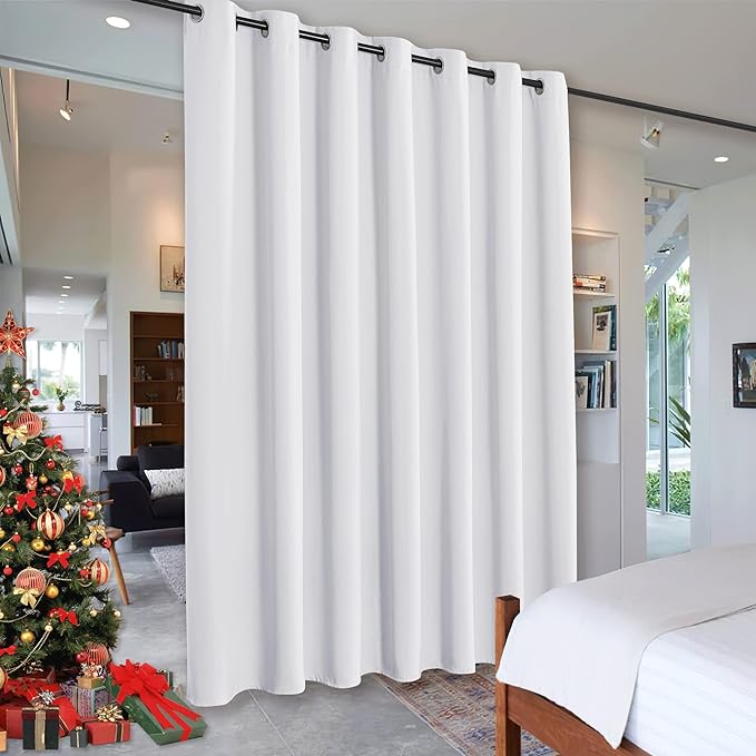 RYB HOME Privacy Curtain for Sliding Glass Door Living Room Locker Bedroom | - Image 3