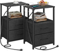 TUTOTAK Nightstands Set of 2, End Table by ChoosetutotakFurnitureBuildYourCozyHome