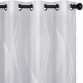 Deconovo Curtains for Living Room, Pattern Blackout Curtains 84 Inches Long | by Unknown