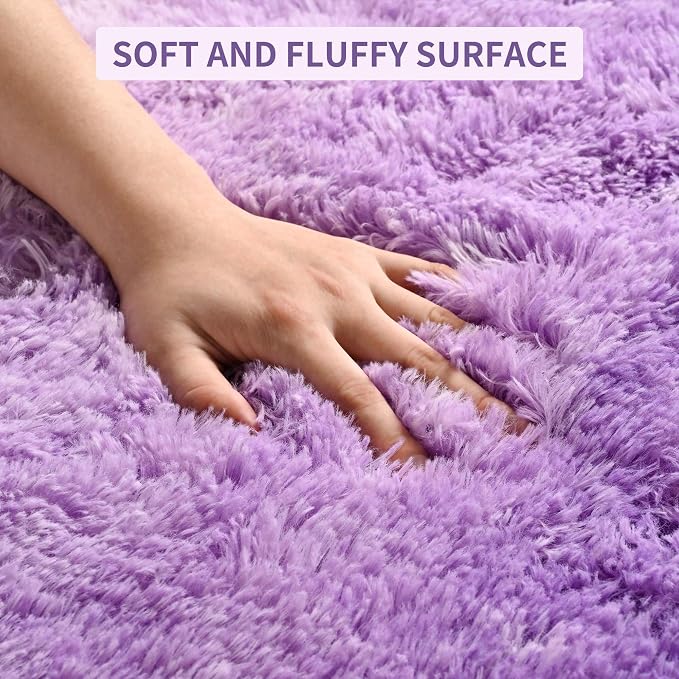 Soft Fluffy Rugs for Bedroom, 4x6 Area Rug for Living Room, Modern Shaggy Room - Image 7
