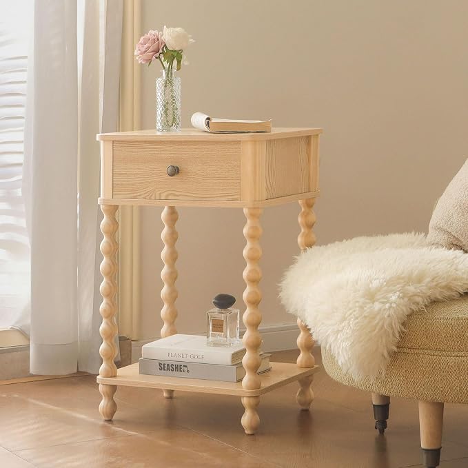 AWASEN Night Stand, Small End Table - Image 2