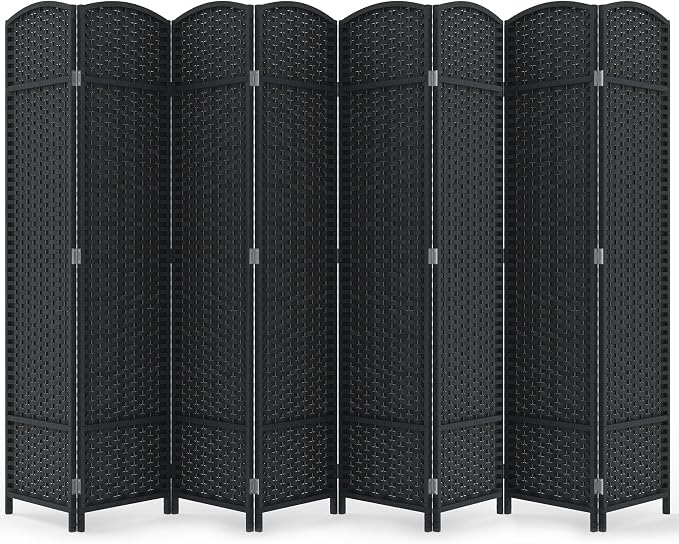 Outdoor Privacy Screen 8-Panel Folding Room Divider Space Partition | 67"H by Jostyle