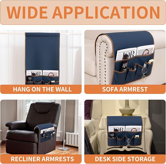HAOMAIJIA Sofa Armrest Organizer, Remote Control Holder - Image 5
