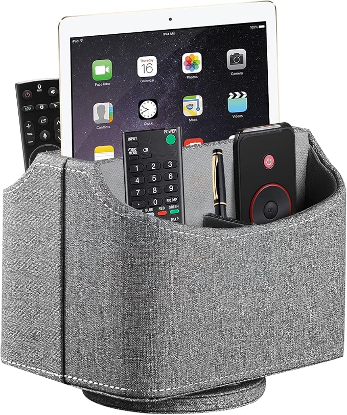 360° Swivel Remote Control Holder, TV Remote Caddy by YAPISHI