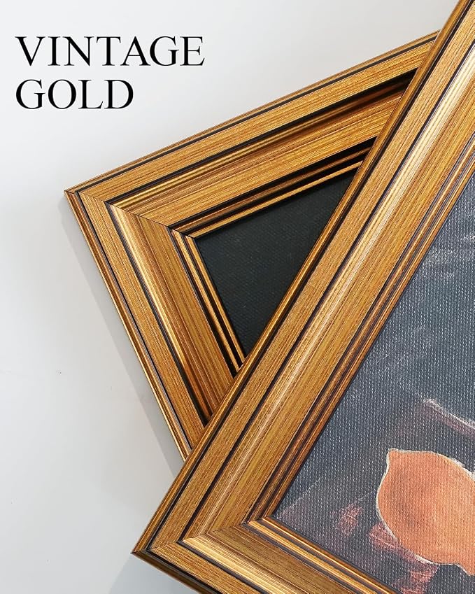 VIYYIEA Large Gold Framed Wall Art, Landscape Picture -Wind Sigh- 36" x 24" - Image 3