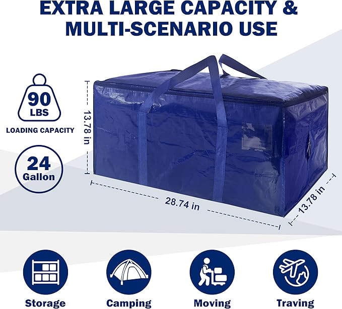 16 Pack Extra Heavy Duty Large Moving Bags - Image 2