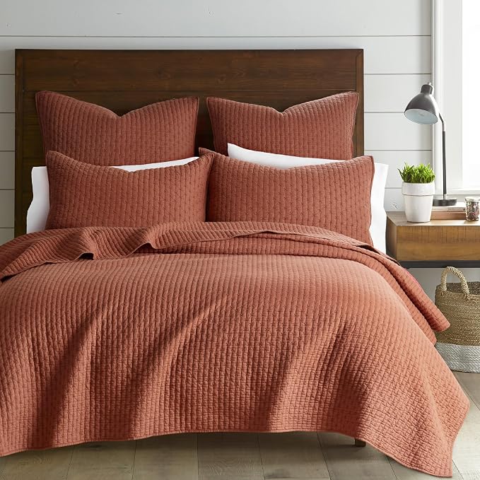 Levtex Home Cross Stitch Reversible Full/Queen Quilt Set by LevtexHome