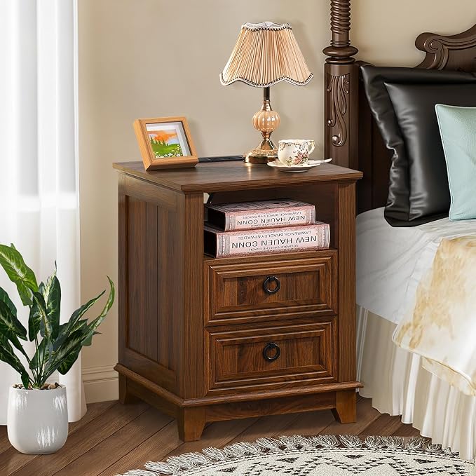 Joaxswe 18" Farmhouse Nightstand - Image 6