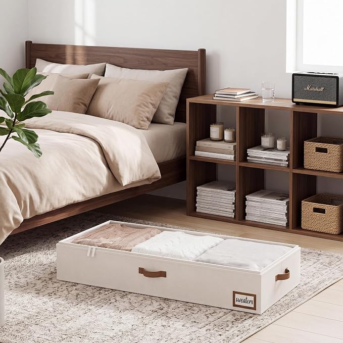 StorageWorks 7 Inch Low Profile Under Bed Storage Containers - Image 5