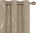 Deconovo Curtains for Living Room, Pattern Blackout Curtains 96 Inches Long | by Unknown
