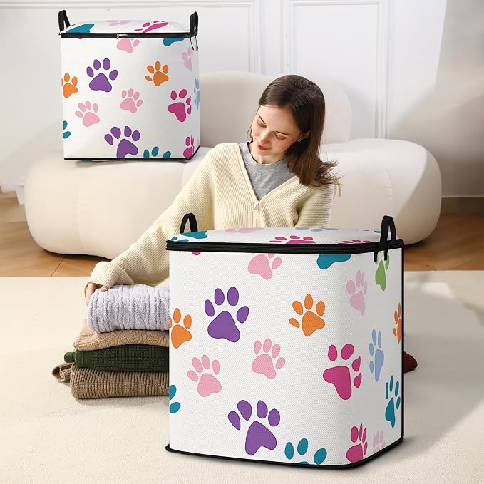 2pcs blanket storage bag for under bed, closet organizers 95L | clothing - Image 5