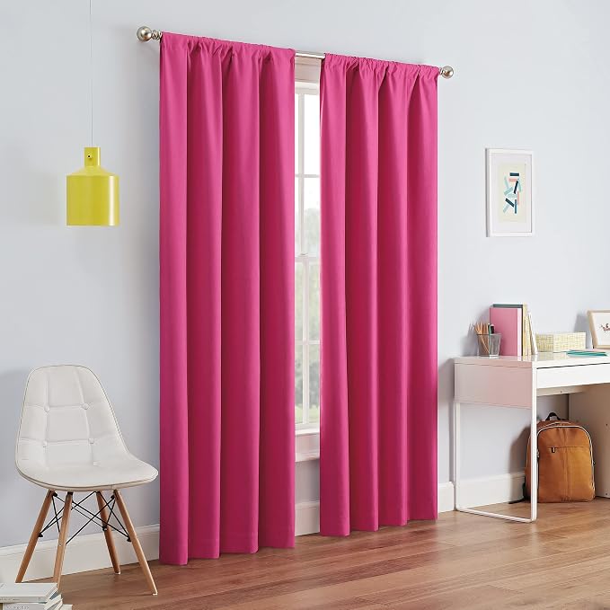 Eclipse Kendall Blackout Rod Pocket Curtain by EclipseCurtains
