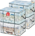 80L Clear Large Storage Bag for Clothes Comforters Blankets Pillows Bedding | by MKOKYD
